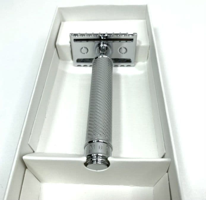 未使用★MUHLE クラシックレイザー オープンコム R41 新品替刃100枚付