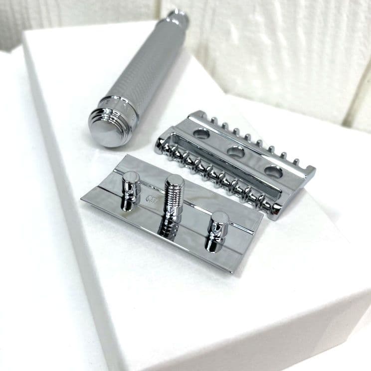 未使用★MUHLE クラシックレイザー オープンコム R41 新品替刃100枚付
