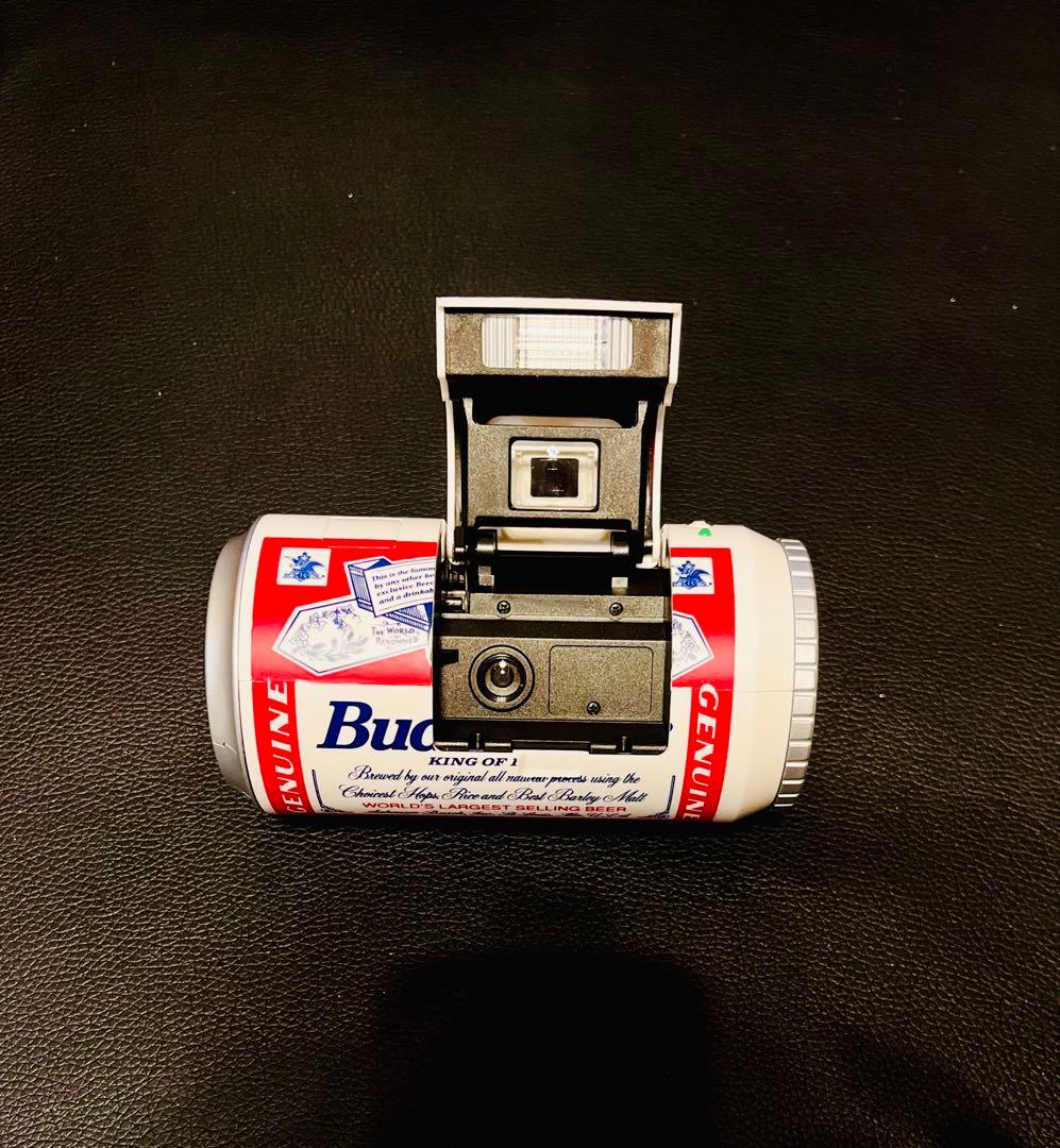 【新品未使用】Budweiser カメラ フィルム 昭和レトロ　バドワイザー