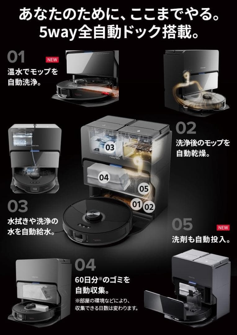 Roborock S8 MaxV Ultra 新品未開封 ロボット掃除機本体