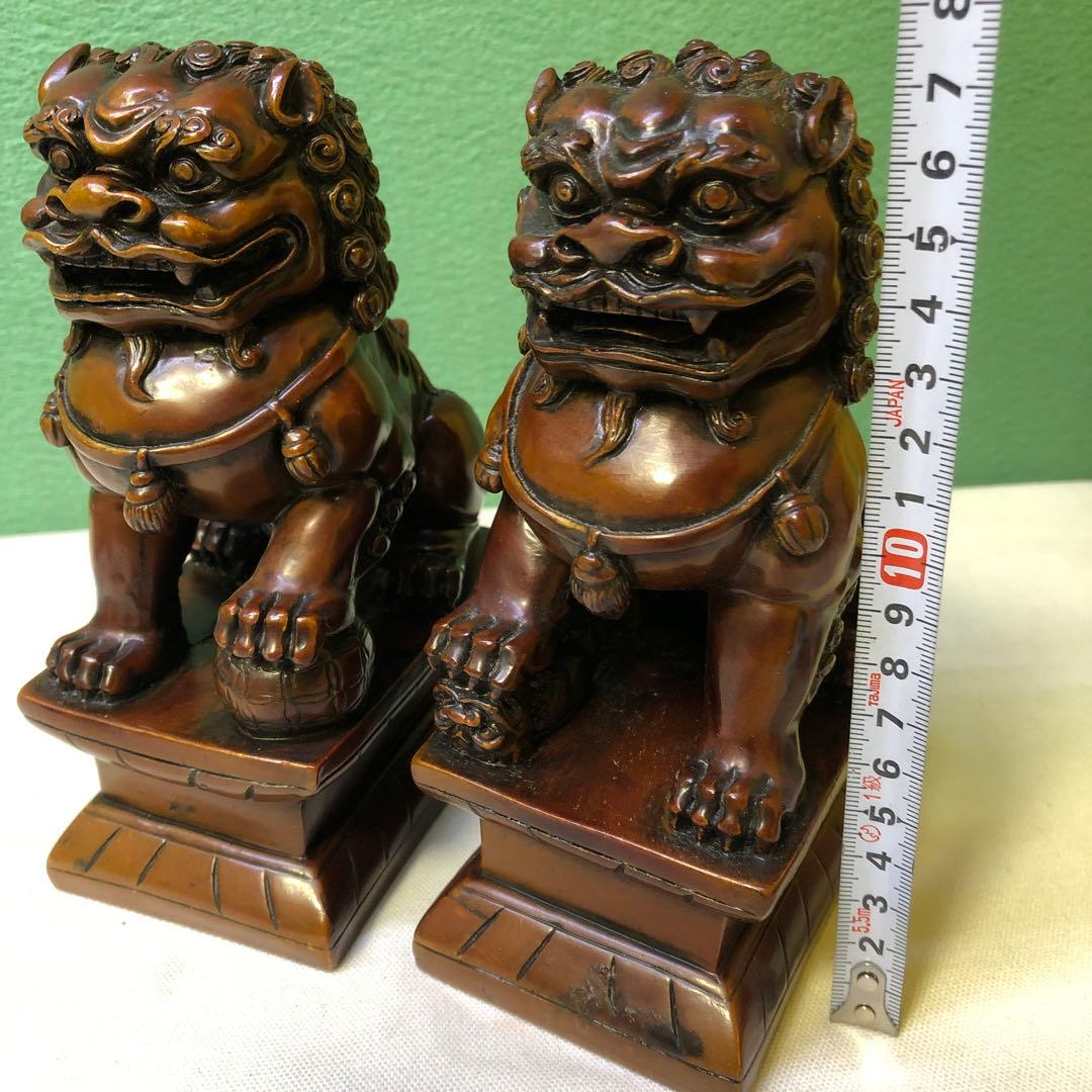 め5● 獅子 客間 茶室 商舗 辟邪 開運 風水 招財置物