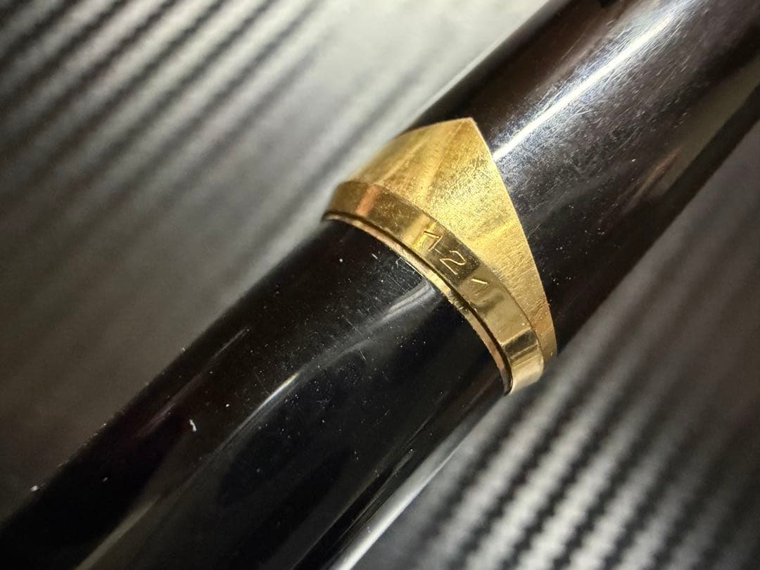 モンブラン No.121 万年筆 ブラック 18K EF 吸入式