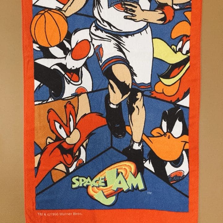 90's 映画 スペース ジャム ヴィンテージ バスタオル マイケル ジョーダン