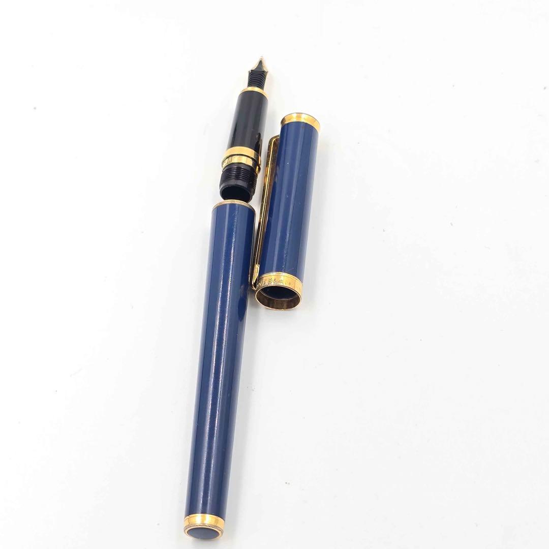 廃盤 希少 モンブラン ノブレスオブリージュ ブルー 14K 585