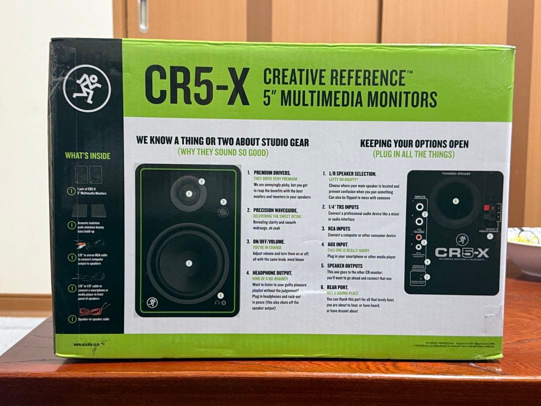 Mackie CR5-X スピーカー　新品未使用